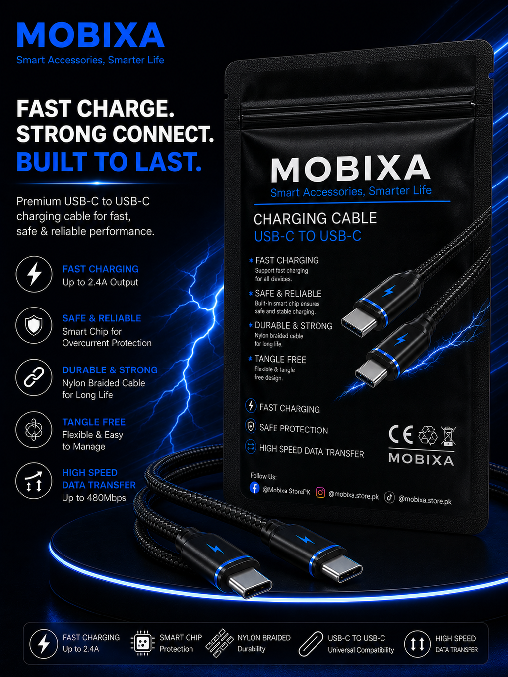Charging Cable Type-C to Type-C