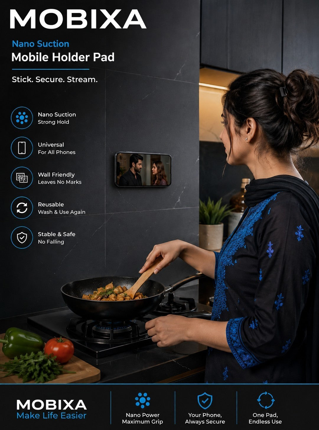 Nano Suction Mobile Holder Pad